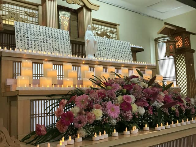 もみじ会館での第2回華の追悼会の様子1